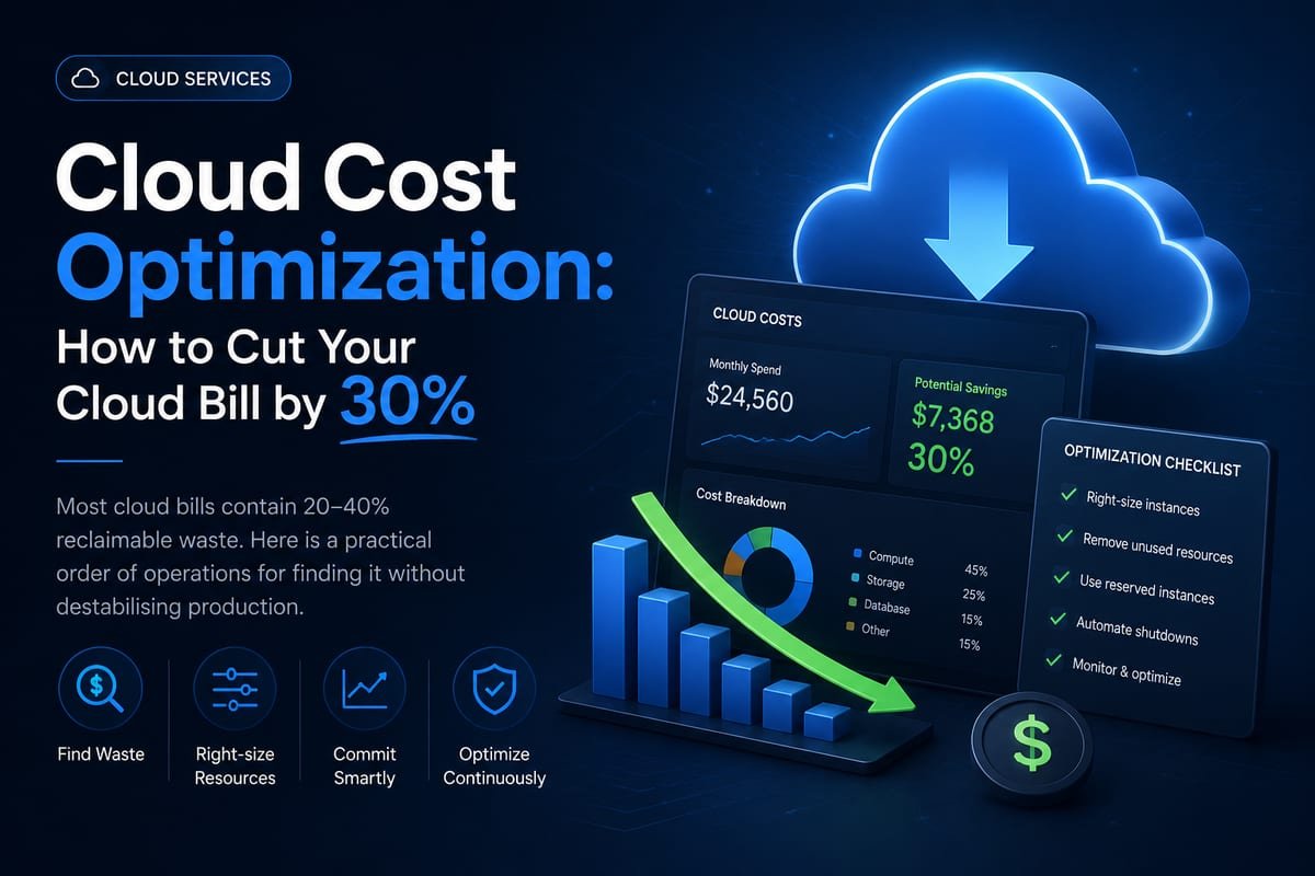 Cloud Cost Optimization: How to Cut Your Cloud Bill by 30%