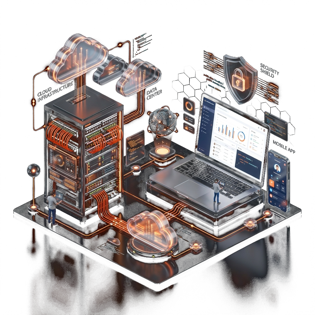 Smikap Enterprise IT Services & Cloud Software Development 3D Render